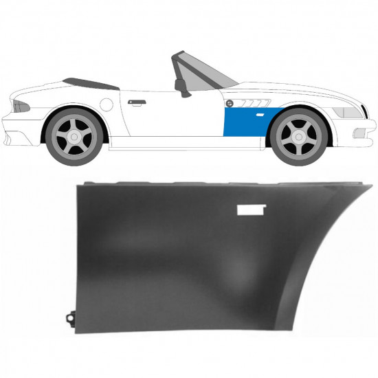 Parafango anteriore per BMW Z3 1995-2003 / Destra / COUPE / ROADSTER 6460