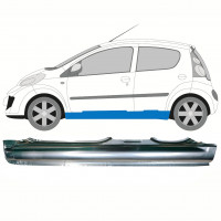 Pannello di riparazione sottoporta lamiera per Peugeot 107 Citroen C1 2005- / Sinistra 8651