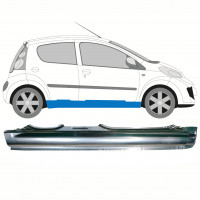 Pannello di riparazione sottoporta lamiera per Peugeot 107 Citroen C1 2005- / Destra 8650