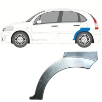 Pannello di riparazione parafango posteriore per Citroen C3 2002-2010 / Sinistra 14768