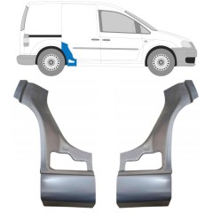 Pannello di riparazione parafango posteriore per Volkswagen Caddy 2004-2020 / Sinistra+Destra / Set 15164