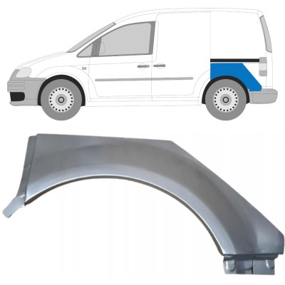 Pannello di riparazione parafango posteriore per Volkswagen Caddy 2004-2020 / Sinistra 15161