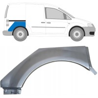 Pannello di riparazione parafango posteriore per Volkswagen Caddy 2004-2020 / Destra 15160