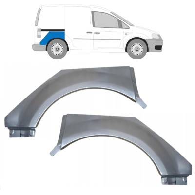 Pannello di riparazione parafango posteriore per Volkswagen Caddy 2004-2020 / Sinistra+Destra / Set 15165