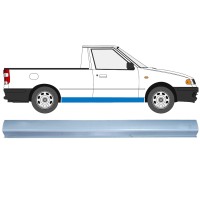 Pannello di riparazione sottoporta lamiera per Volkswagen Caddy 1995-2004 / Sinistra = Destra (simmetrico) / PICKUP 16185