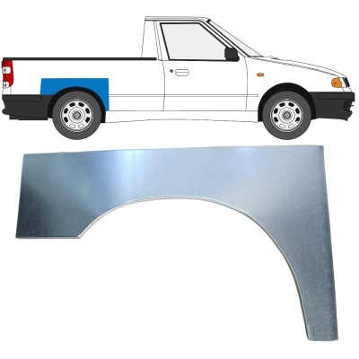 Pannello di riparazione parafango posteriore per Volkswagen Caddy 1995-2004 / Destra / PICKUP 16328