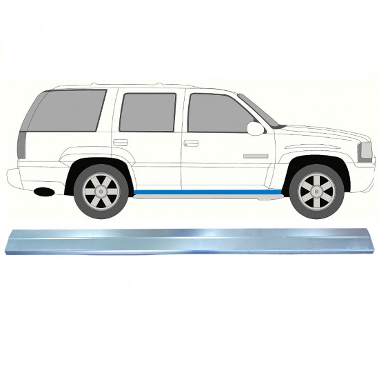 Pannello di riparazione sottoporta lamiera per Cadillac Escalade 2001-2006 / Sinistra = Destra (simmetrico) 7244