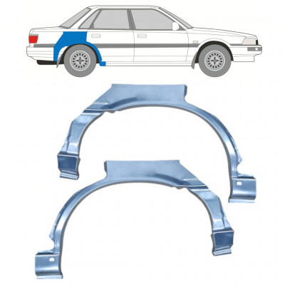 Pannello di riparazione parafango posteriore per Toyota Camry 1986-1991 / Sinistra+Destra / Set 10996