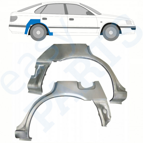 Pannello di riparazione parafango posteriore per Toyota Carina E 1992-1997 / Sinistra+Destra / Set 10464