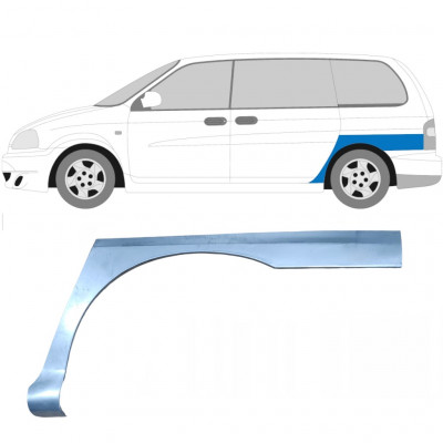 Pannello di riparazione parafango posteriore per Kia Carnival 1998-2006 / Sinistra 6670