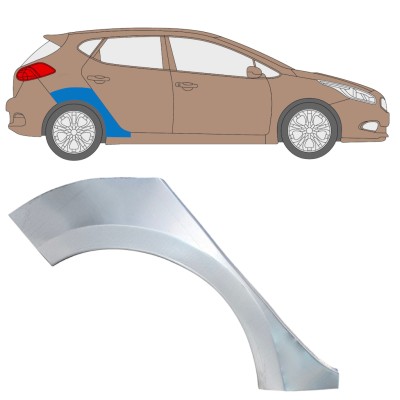 Pannello di riparazione parafango posteriore per Kia Ceed 2012-2018 / Destra 16334