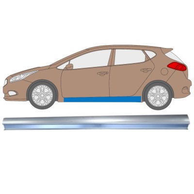 Pannello di riparazione sottoporta lamiera per Kia Ceed 2012-2018 / Sinistra 14869