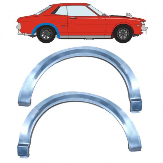 Pannello di riparazione parafango posteriore per Toyota Celica 1971-1978 / Sinistra+Destra / Set 11005