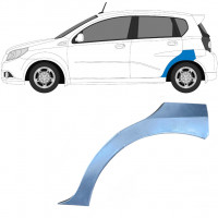 Pannello di riparazione parafango posteriore per Chevrolet Aveo 2003-2008 / Sinistra / HATCHBACK 6435