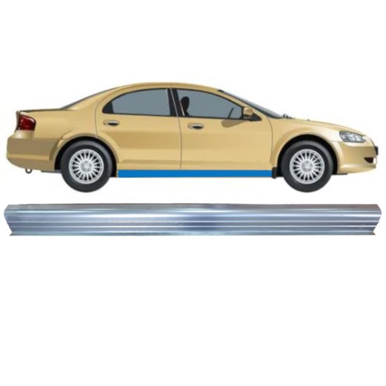 Pannello di riparazione sottoporta inferiore per Chrysler Sebring 2000-2007 / Sinistra = Destra (simmetrico) 16107