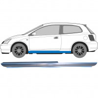 Pannello di riparazione sottoporta lamiera per Honda Civic 2001-2005 / Sinistra 6647