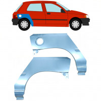 Pannello di riparazione parafango posteriore per Renault Clio 1990-1998 / Sinistra+Destra / Set 9848