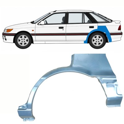 Pannello di riparazione parafango posteriore per Mitsubishi Colt 1988-1992 / Sinistra 10796