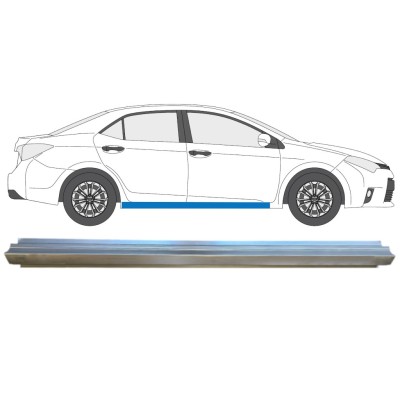Pannello di riparazione sottoporta lamiera per Toyota Corolla 2013-2019 / Destra 14889