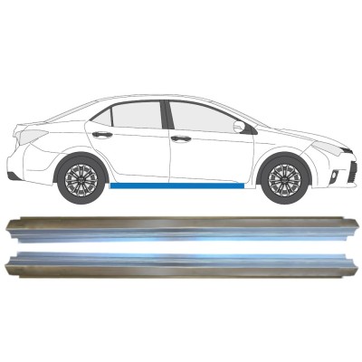 Pannello di riparazione sottoporta lamiera per Toyota Corolla 2013-2019 / Sinistra+Destra / Set 14891