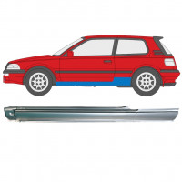 Pannello di riparazione sottoporta lamiera per Toyota Corolla 1987-1992 / Sinistra 7050