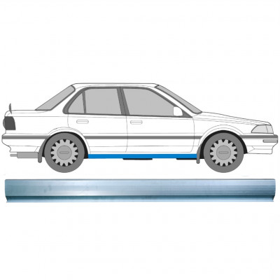 Pannello di riparazione sottoporta lamiera per Toyota Corolla 1987-1994 / Sinistra = Destra (simmetrico) 9358