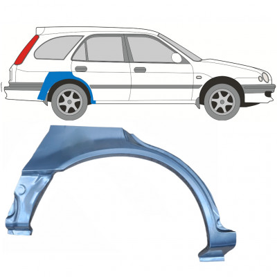 Pannello di riparazione parafango posteriore per Toyota Corolla 1997-2002 / Destra 5438