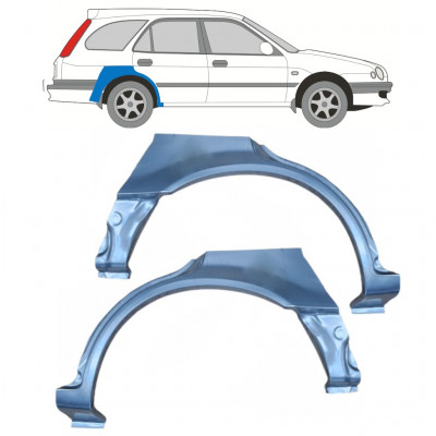 Pannello di riparazione parafango posteriore per Toyota Corolla 1997-2002 / Sinistra+Destra / Set 10249