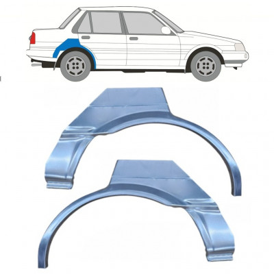 Pannello di riparazione parafango posteriore per Toyota Corolla 1983-1988 / Sinistra+Destra / Set 9884