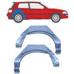 Pannello di riparazione parafango posteriore per Toyota Corolla 1987-1994 / Sinistra+Destra / Set 10334