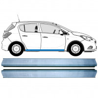 Pannello di riparazione sottoporta lamiera per Opel Corsa E 2014-2019 / Sinistra+Destra / Set 12883