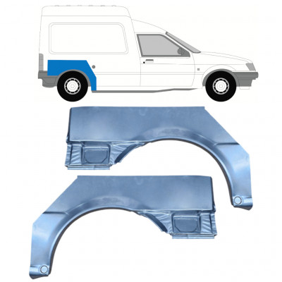 Pannello di riparazione parafango posteriore per Ford Courier 1989-1995 / Sinistra+Destra / Set 10255