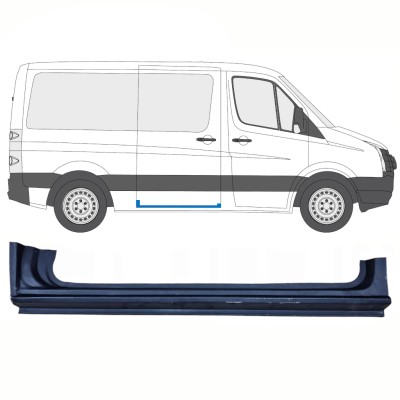 Pannello di riparazione sottoporta porta scorrevole per Volkswagen Crafter 2005-2017 / Destra 13893