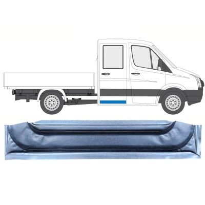 Pannello di riparazione porta posteriore interno per Volkswagen Crafter 2005-2017 / Sinistra = Destra (simmetrico) 13747