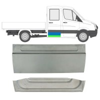 Pannello di riparazione porta posteriore per Volkswagen Crafter 2005-2017 / Sinistra = Destra (simmetrico) / Set 14126