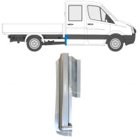 Lamiera di riparazione dell'angolo posteriore per Volkswagen Crafter 2005-2017 / Destra 15508