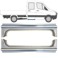 Lamiera di riparazione sottoporta posteriore per Volkswagen Crafter 2005-2017 / Sinistra+Destra / Set 15520