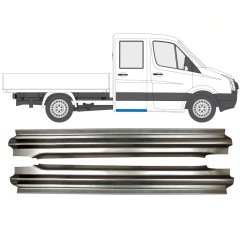Lamiera di riparazione sottoporta posteriore per Volkswagen Crafter 2005-2017 / Sinistra+Destra / Set 15516
