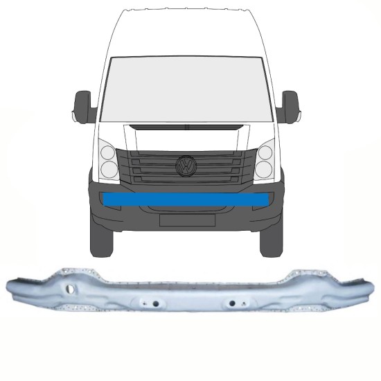 Rinforzo paraurti anteriore per Volkswagen Crafter 2005-2017 13861