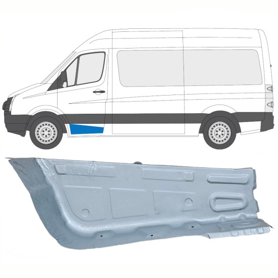 Pannello di riparazione gradino anteriore per Volkswagen Crafter 2005-2017 / Sinistra 14103
