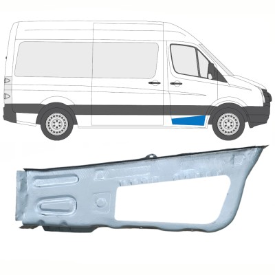 Pannello di riparazione gradino anteriore per Volkswagen Crafter 2005-2017 / Destra 14102