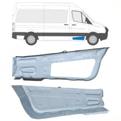 Pannello di riparazione gradino anteriore per Volkswagen Crafter 2005-2017 / Sinistra+Destra / Set 14104