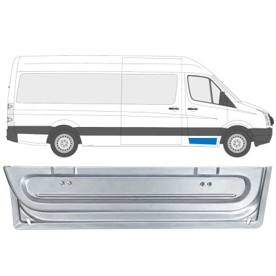 Pannello di riparazione porta anteriore interno per Volkswagen Crafter 2005-2017 / Destra 17056