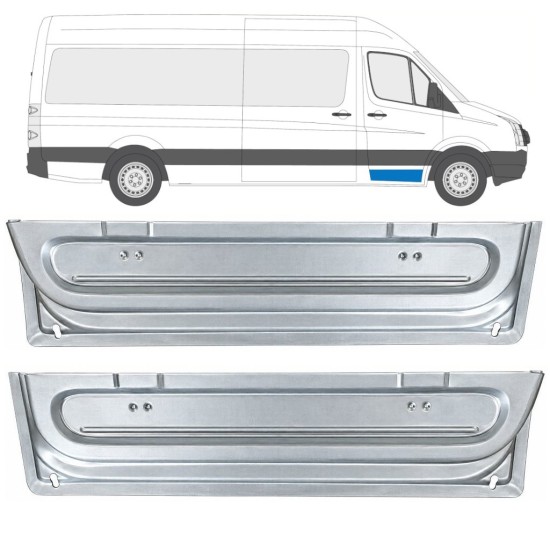 Pannello di riparazione porta anteriore interno per Volkswagen Crafter 2005-2017 / Sinistra+Destra 17058