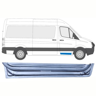 Pannello di riparazione porta anteriore interno per Volkswagen Crafter 2005-2017 / Destra 17056