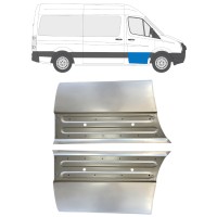 Pannello di riparazione porta anteriore per Volkswagen Crafter 2005-2017 / Sinistra+Destra / Set 15496