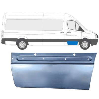 Pannello di riparazione porta anteriore per Volkswagen Crafter 2005-2017 / Destra 13444