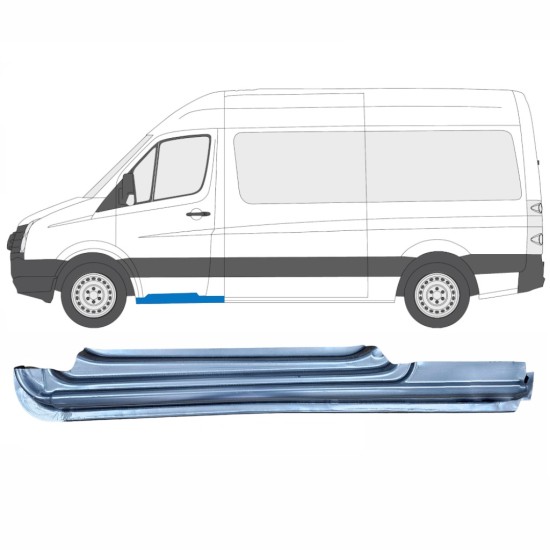 Pannello di riparazione davanzale della porta anteriore per Volkswagen Crafter 2005-2017 / Sinistra 13971