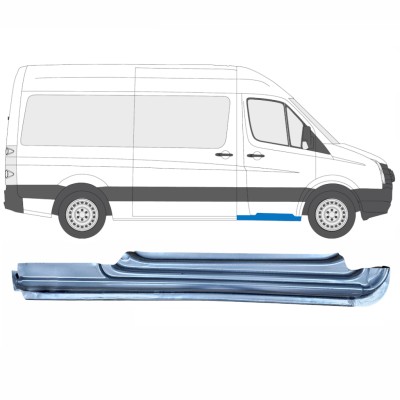 Pannello di riparazione davanzale della porta anteriore per Volkswagen Crafter 2005-2017 / Destra 13970