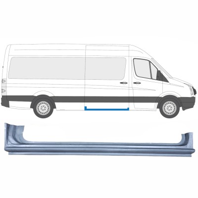 Pannello di riparazione sottoporta porta scorrevole per Volkswagen Crafter 2005-2017 / Destra 13437